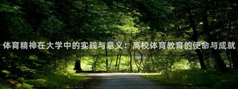 看球体育app下载安装：体育精神在大学中的实践与意义：高校体育教育的使命与成就