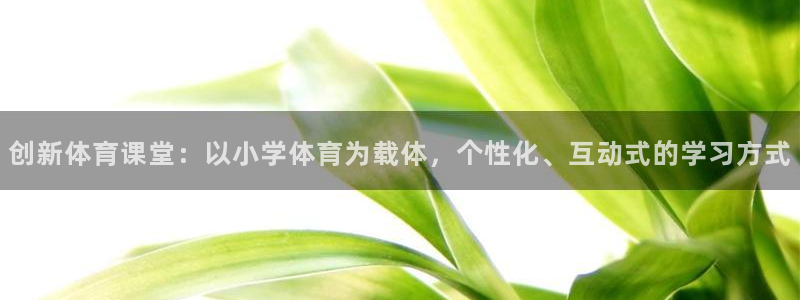 看球体育app下载：创新体育课堂：以小学体育为载体，个性化、互动式的学习方式